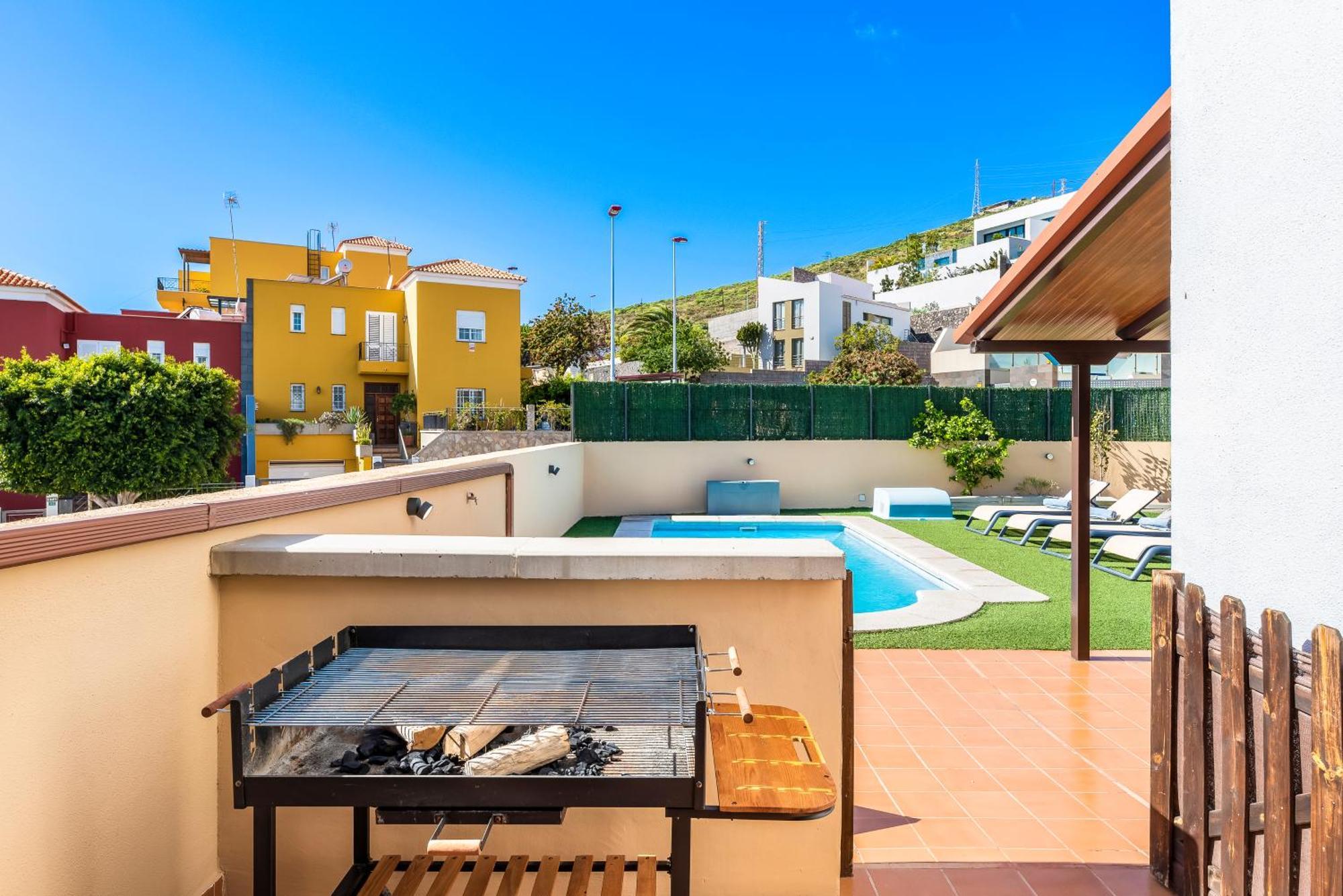 Villa Trueno Refugio De Lujo Con Piscina Climatizada Y Vistas Candelaria Esterno foto